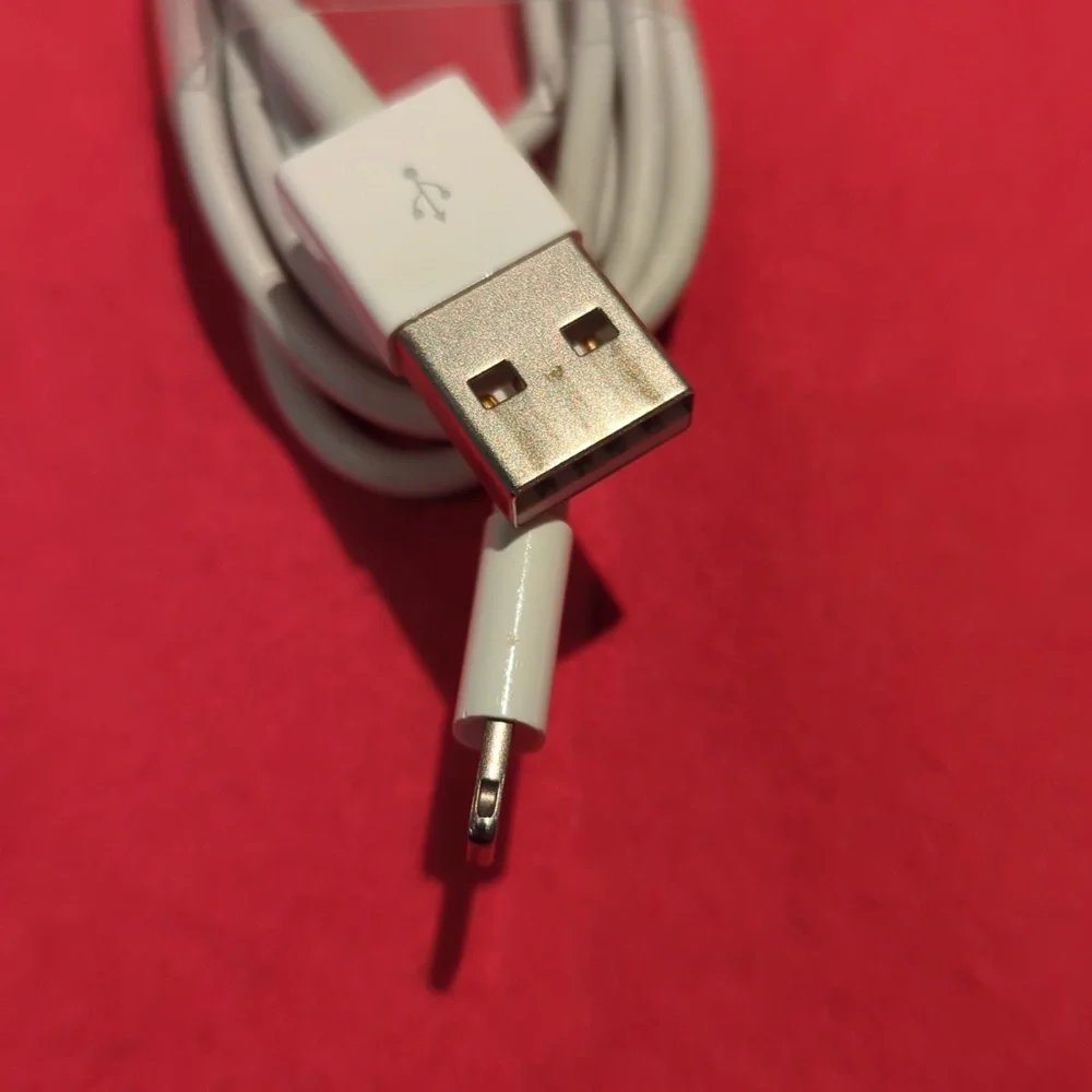 Genuine iPhone charger cable and adapter